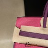 【NEW】 HERMES Birkin 25 Togo  5J Fuschia  ×P9 Anemone   Silver