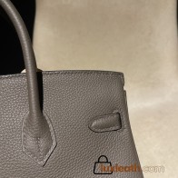 【NEW】 HERMES Birkin 25 Togo  8F Etain  ×1F Argile   Silver