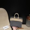 【NEW】 HERMES Birkin 25 Togo  88 Graphite ×10 Craie   Gold 