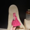 【NEW】 HERMES Birkin 25 Togo  E5 Rose Tyrien ×S3 Rouge Cœur Silver