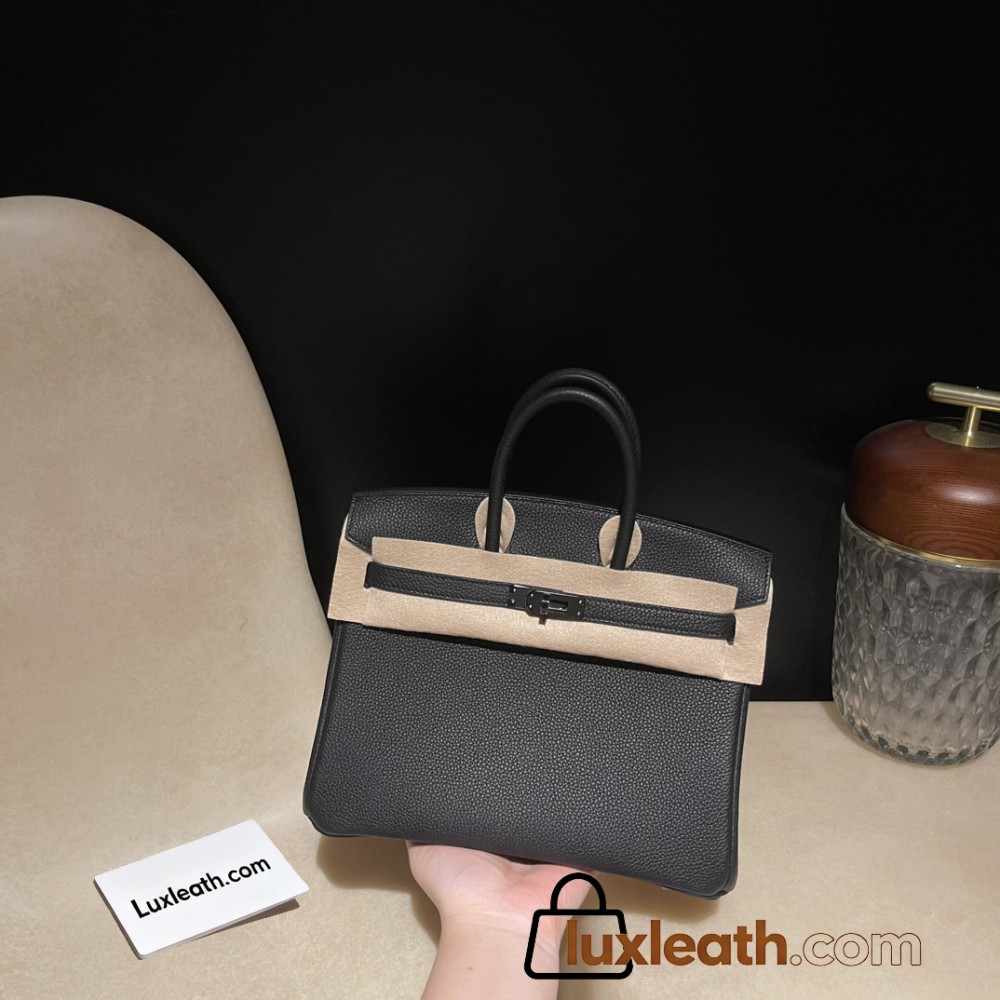 【Birkin 25 Togo 】89 Black （So Black）／89 ブラック（Noir）Black