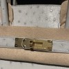 4Z Gold Hardware 4Z/Gris Mouette Hermès Birkin Ostrich 25cm High-End Custom-Made Birkin 30cm South African KK Ostrich  