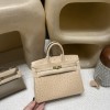 S2 Trench Gold Hardware Hermès Birkin Ostrich 25cm High-End Custom-Made Birkin 25cm South African KK Ostrich  