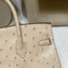 S2 Trench Gold Hardware Hermès Birkin Ostrich 25cm High-End Custom-Made Birkin 25cm South African KK Ostrich  