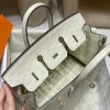 Hermès Birkin Ostrich 25cm Made-to-Order Shipment 25 Birkin South African KK Ostrich 3C/Parchemin Gold Hardware  