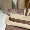 6C/Cuivre Gold Hardware Hermès Birkin Ostrich 25cm High-End Custom-Made 25 Birkin South African KK Ostrich  