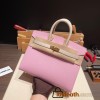 Hermes Birkin25 sellier Epsom X9 Mauve Sylvestre 10 Craie Epsom Full Handmade birkin25-w001
