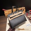 Hermes Birkin25 sellier Epsom 89 Black (Noir)Full Handmade birkin25-w013