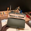 Hermes Birkin25 sellier Epsom C6 Vert Gris Full Handmade birkin25-w019