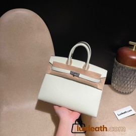 Birkin25 sellier Epsom 0S vertdeau Silver Hardware Full Handmade
