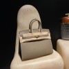 Birkin25 sellier Epsom 18/Étoupe Grey Gold Hardware Full Handmade