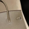 Birkin25 sellier Epsom 18/Étoupe Grey Gold Hardware Full Handmade