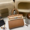 Hermès Birkin Sellier Saddle StitchいEpsom 37 / Gold    Silver Hardware  Full Hand-Stitching   Epsom