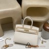 Hermès Birkin Sellier Saddle Stitch Epsom 10 / Craie  Gold Hardware  Epsom