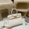 Hermès Birkin Sellier Saddle Stitch Epsom 10 / Craie  Gold Hardware  Epsom