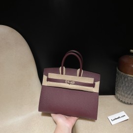 Hermès Birkin Sellier Saddle Stitch Epsom 0G / Rouge Sellier  Rose Gold Hardware  Epsom