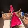 Hermes Birkin 30cm porosus Crocodile 8T /Rose Candy Gold Hardware  Full Handmade birkin30-004