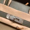 Hermes Birkin 30cm swift& chamois Silver Hardware  Full Handmade birkin30-008