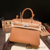 Hermes Birkin 30cm Jonathan 37/Gold Silver Hardware  Full Handmade birkin30-013