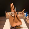 Hermes Birkin 30cm Jonathan 37/Gold Silver Hardware  Full Handmade birkin30-013