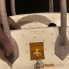 Hermes Birkin 30cm Ostrich M8/Gris Asphalt & 3C /Parchemin Gold Hardware  Full Handmade birkin30-015