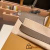 Hermes Birkin 30cm Casaque 2S /Sesame &18/Étoupe Grey& 2Z/ Blue nuit Silver Hardware  Full Handmade birkin30-024