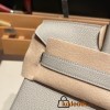 Hermes birkin 30cm togo 80 /Pearl Grey Silver Hardware  Full Handmade birkin30-027
