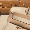 Hermes birkin 30cm togo 10 /Craie Silver Hardware  Full Handmade birkin30-028