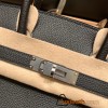 Hermes birkin 30cm togo 89/ Black (Noir) Silver Hardware  Full Handmade birkin30-031