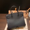 Hermes birkin 30cm togo 89/ Black (Noir) Gold Hardware  Full Handmade birkin30-034