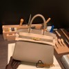 Hermes birkin 30cm togo 18/Étoupe Grey  Gold Hardware  Full Handmade birkin30-035