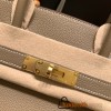 Hermes birkin 30cm togo 18/Étoupe Grey  Gold Hardware  Full Handmade birkin30-035