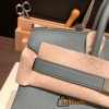 Hermes birkin 30cm togo 63/ Vert Amande Silver Hardware  Full Handmade birkin30-041