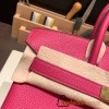 Hermes birkin 30cm togo 8T/ Rose Candy Gold Hardware  Full Handmade birkin30-042