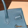Hermes birkin 30cm togo 75 /Blue Jean Gold Hardware  Full Handmade birkin30-043