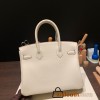 Hermes birkin 30cm togo 10 / Craie Gold Hardware  Full Handmade birkin30-045