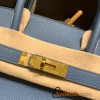Hermes birkin 30cm togo R2 /Blue Agate Gold Hardware  Full Handmade birkin30-052