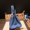 Hermes birkin 30cm togo R2 /Blue Agate Gold Hardware  Full Handmade birkin30-052