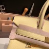 Hermes birkin 30cm togo 1Z /Jaune Poussin Gold Hardware  Full Handmade birkin30-057