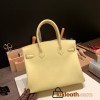 Hermes birkin 30cm togo 1Z /Jaune Poussin Gold Hardware  Full Handmade birkin30-057