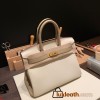 Hermes birkin 30cm togo 10 /Craie& S2/ Trench Gold Hardware  Full Handmade birkin30-058