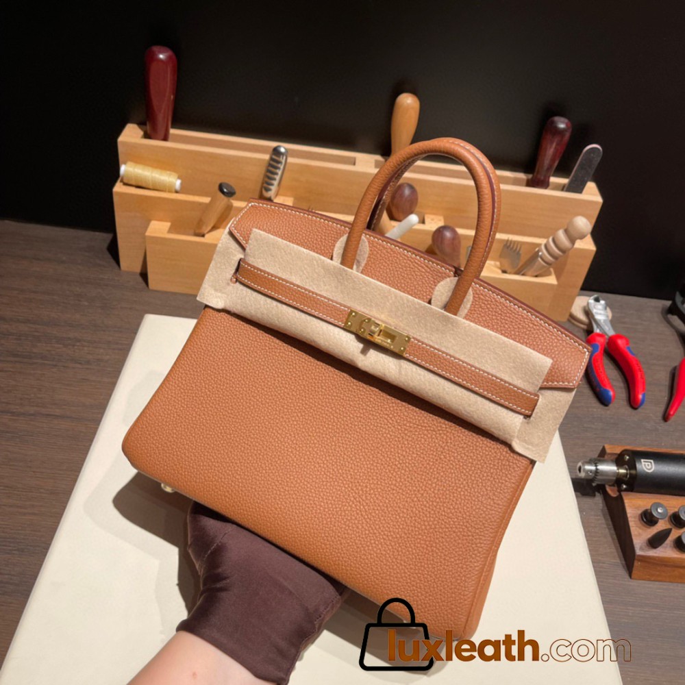 Hermes birkin 30cm togo 37/Gold Gold Hardware  Full Handmade birkin30-062
