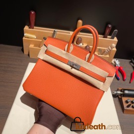 Hermes birkin 30cm togo R1/ Terre Battue Silver Hardware  Full Handmade birkin30-063