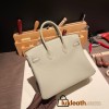 Hermes birkin 30cm togo Q1/ Sauge Silver Hardware  Full Handmade birkin30-071