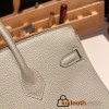 Hermes birkin 30cm togo Q1/ Sauge Silver Hardware  Full Handmade birkin30-071