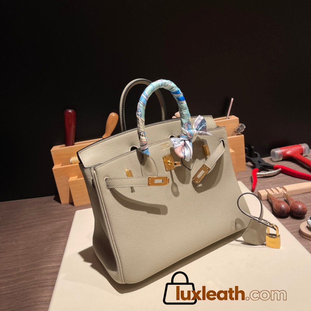 Hermes birkin 30cm togo Q1/ Sauge Gold Hardware  Full Handmade birkin30-072