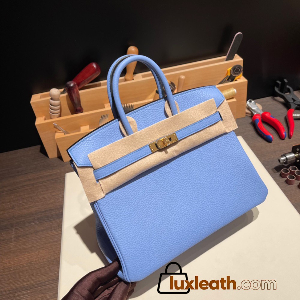 Hermes birkin 30cm togo 0L/ Gris Meyer Gold Hardware  Full Handmade birkin30-077