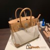 Hermes birkin 30cm togo 1K /Bambou & 37/ Gold Silver Hardware  Full Handmade birkin30-081