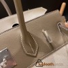 Hermes birkin 30cm swift & Canvas Silver Hardware  Full Handmade birkin30-084