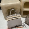 NEW 30 Birkin CLEMENCE   TC 8F / Etain ＆Z6 / Malachite   Silver Hardware 